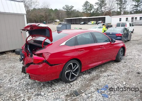 2021 Honda Accord Sport z USA, uszkodzony, nr VIN 1HGCV1F3XMA098820